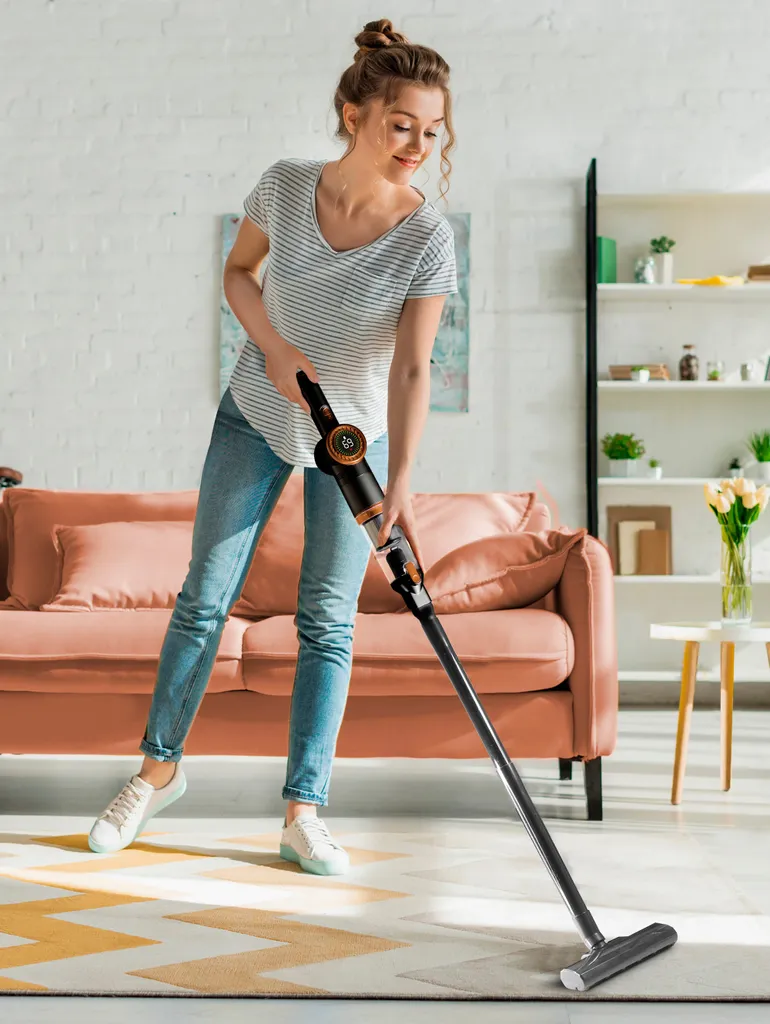 HSP Hanseshopping Beutelloser 2in1 Akku-Hand- & Bodenstaubsauger – Bild 3