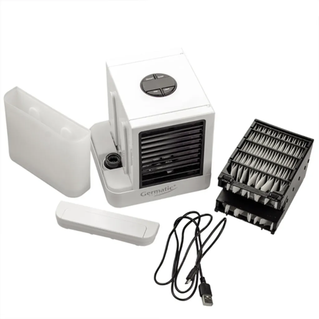 Cepewa Mini Klimaanlage,USB Stromanschluß,Luftkühler,7 LED Farbstufen – Bild 13