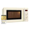 Exquisit Mikrowelle RMW720-3GDIG Creme | 20 Liter Nutzinhalt | 1000 Watt | Creme