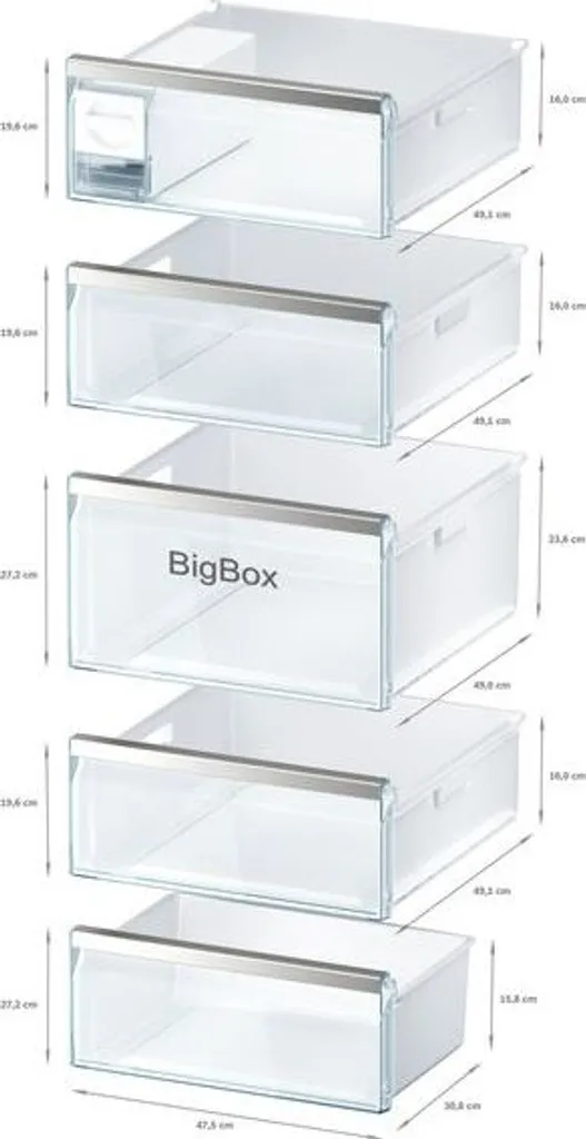 Bosch GSN58AWCV Serie 6 Freistehender Gefrierschrank/C / 191 X 70 Cm / 202 KWh/Jahr/Weiß / 366 L/XXL Größe/LED Beleuchtung/VarioZone/NoFrost – Bild 11