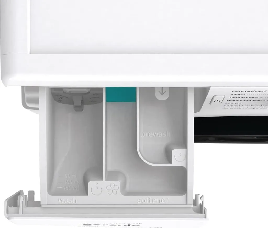 Gorenje WNEI 74 APS Waschmaschine Mit Dampffunktion - 7 Kg Fassungsvermögen - 1400 U/min - 16 Programme - Inverter Motor - Edelstahltrommel - AquaStop - Kindersicherung - SterilTub - Weiß – Bild 2