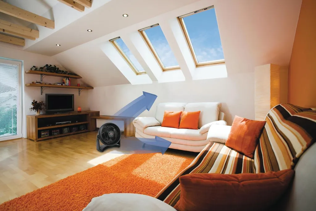 Honeywell HT-900E Kraftvoller Und Geräuscharmer Turbo-Ventilator, Schwarz – Bild 3