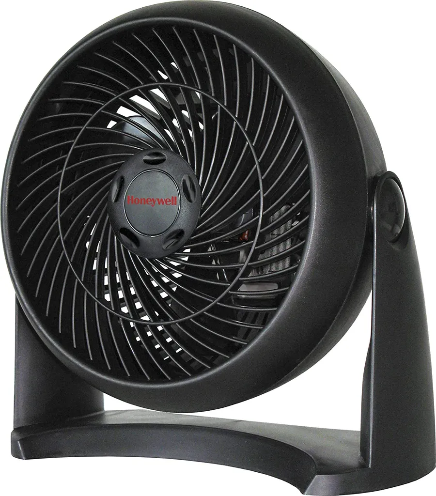 Honeywell HT-900E Kraftvoller Und Geräuscharmer Turbo-Ventilator, Schwarz