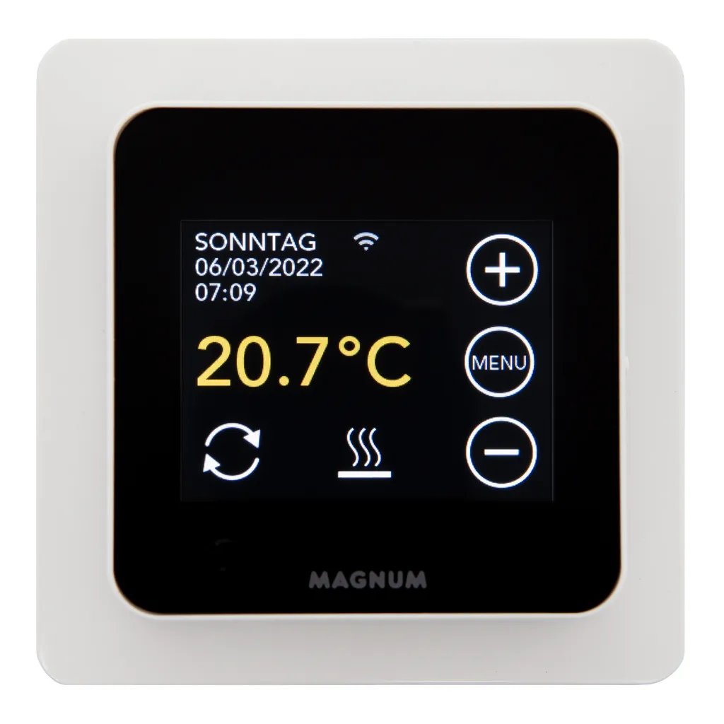 Magnum MRC WiFi Smart Thermostat/ Raumregler Mit Bodenfühler Für Fußbodenheizung, Elektro-Heizung, Konvektor, Tuya Smart App
