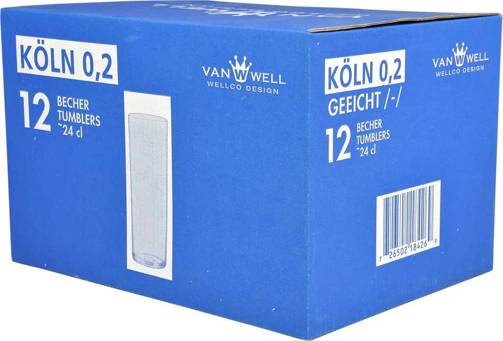 24er Set Kölschgläser 0,2 Liter Mit Eichstrich – Bild 3