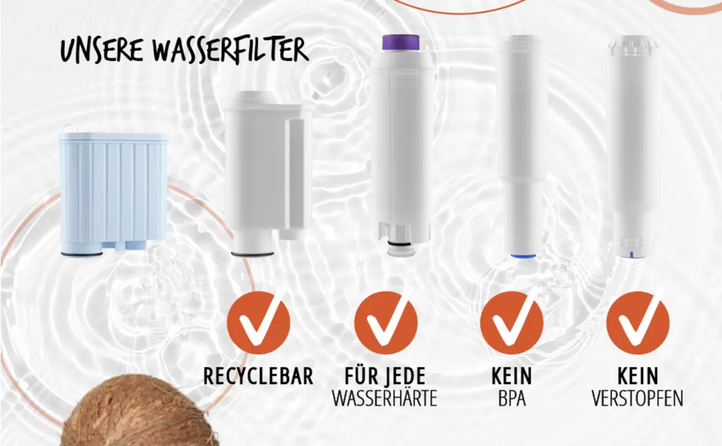 3x Wasserfilter Passend Für Jura Claris White Filter 68739 Für Jura Impressa – Bild 6