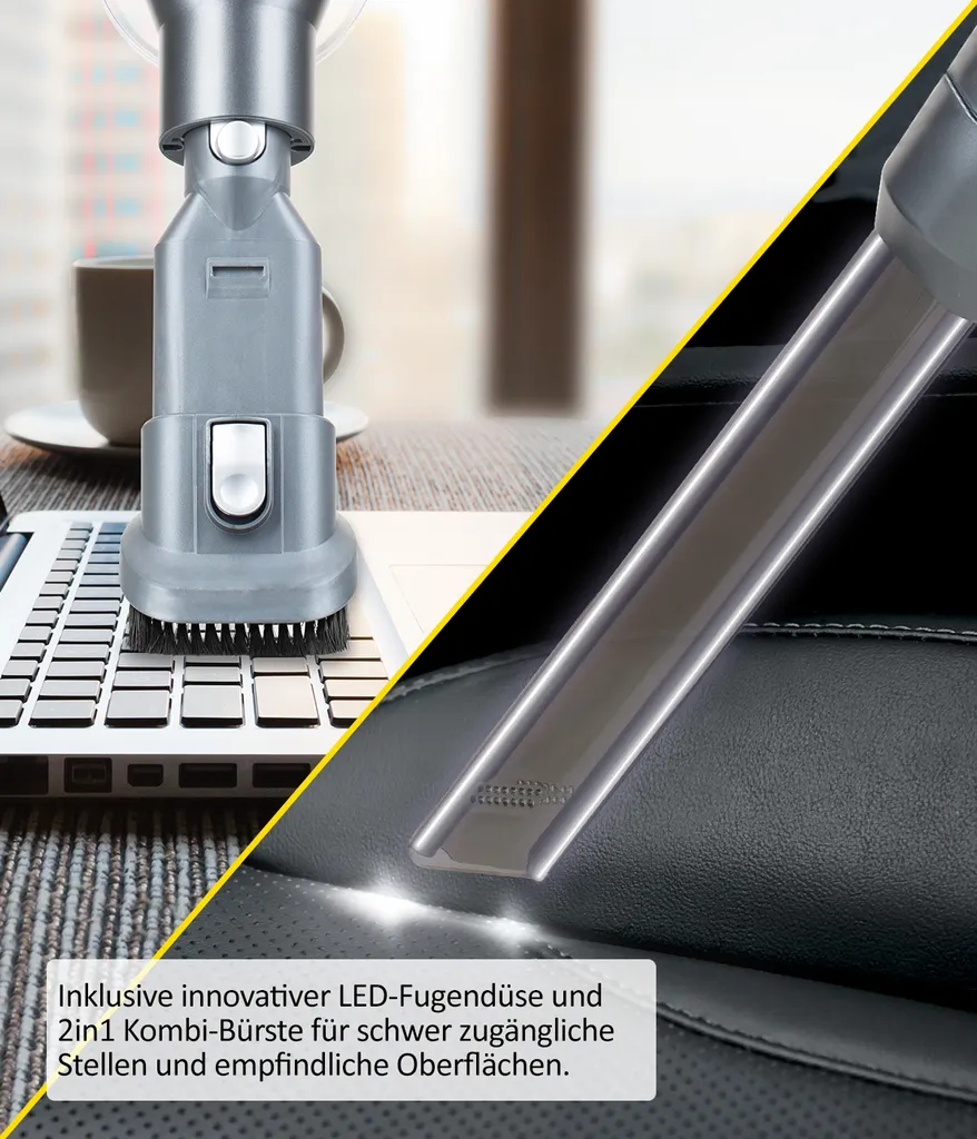 Genius INVICTUS X8 PRO Akkustaubsauger | Set 12-tlg. – Bild 4