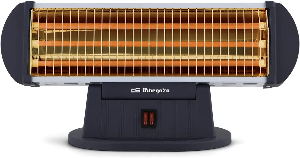 Orbegozo Quarzofen BP-0204 Standgerät 3 Leistungsstufen Kippschutz 1200 W Schwarz – Bild 2