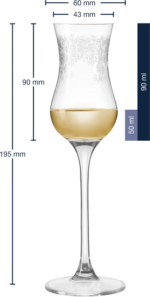 LEONARDO Grappaglas CHATEAU 6er-Set 90 Ml, 061594 – Bild 2