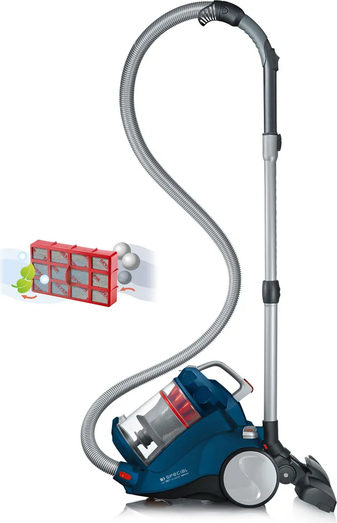 Severin MY 7119 S'SPECIAL CarPET & Carpets Nonstop Mutli-Cyclone Bodenstaubsauger Beutellos, HEPA14 Filter, XXL-Polsterdüse, XL-Parkettdüse, Turbobürste, 750 Watt – Bild 5